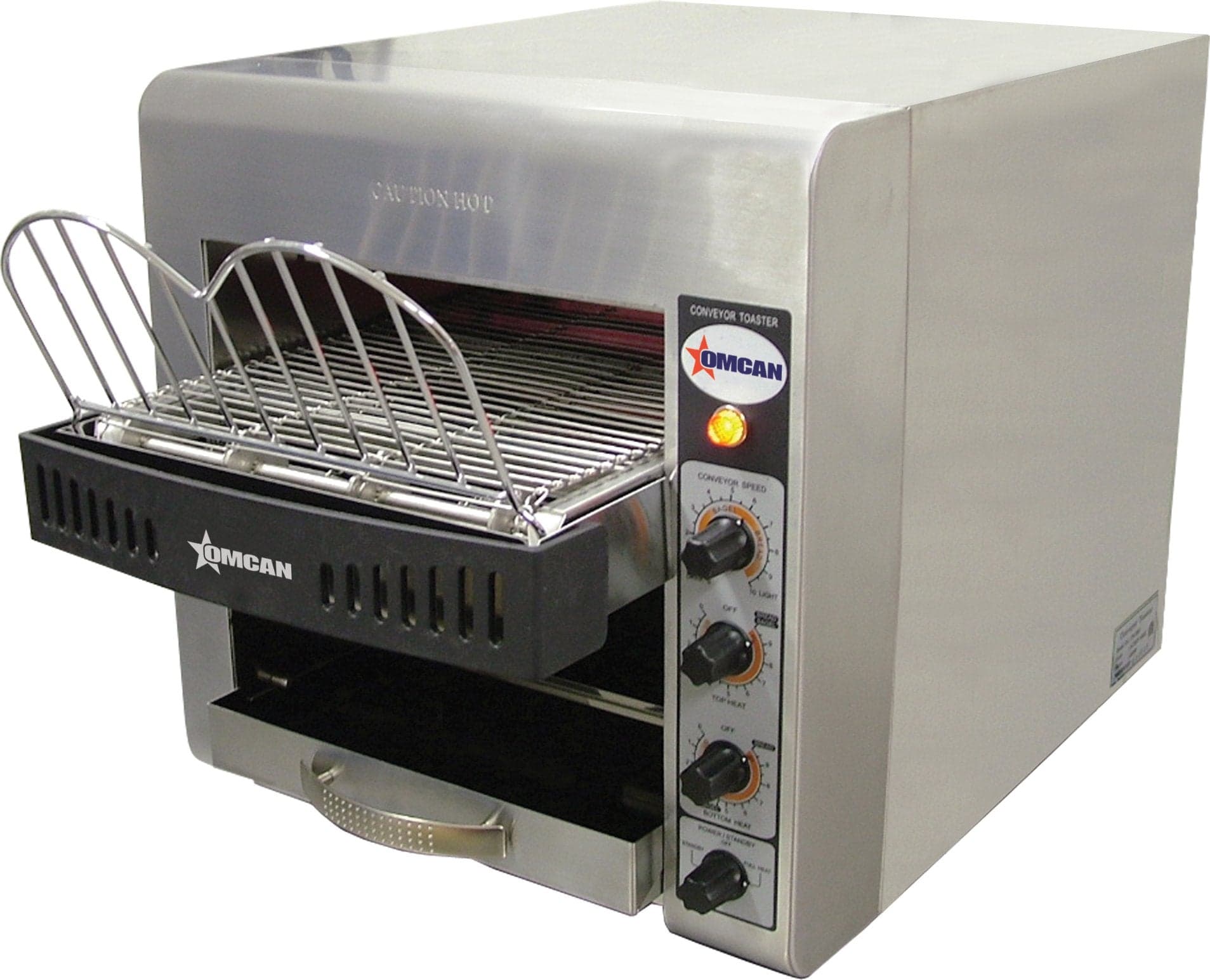 Stainless Steel Countertop Conveyor Toaster with 10″ Belt – 1800 W, 120 V