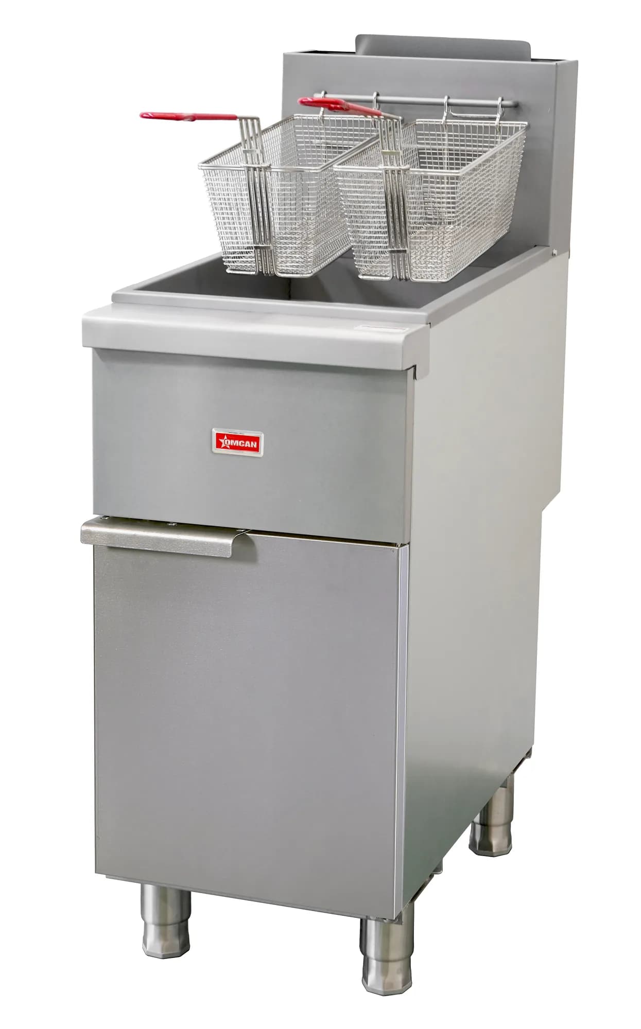 40-50 lb Tube-Fired Natural Gas Floor Fryer – 120,000 BTU