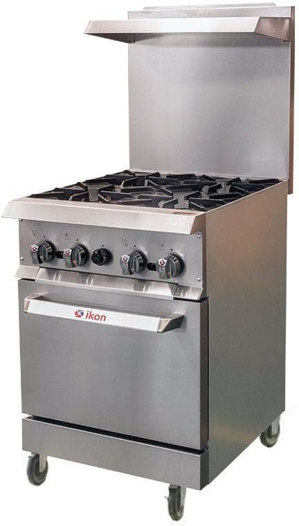 IKON COOKING – 4 Burners Gas Range with Oven – IR-4-24