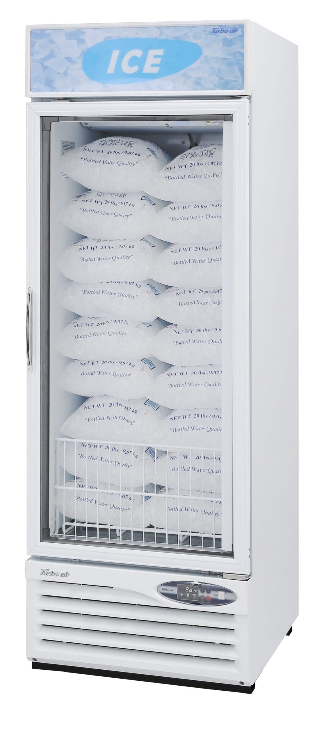 Turbo Air – Standard glass door ice merchandiser – TGIM-23W-N