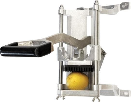8" Wall-Mounted Vertical Potato Fry Cutter with 3/8″ Cutter Blade