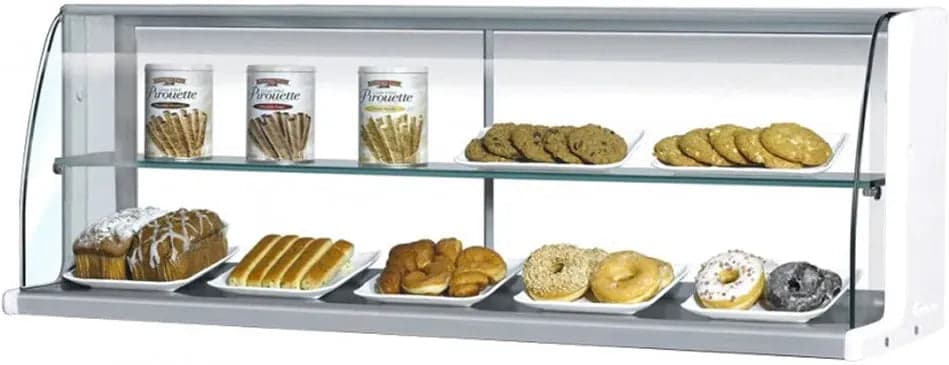Turbo Air - 75.4" White Stainless Steel High Profile Top Dry Display Case - TOMD-75HW (ETA 5-6 Weeks)