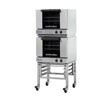 Turbofan – Half Size Sheet Pan Manual Electric Convection Ovens Double Stacked – E22M3/2