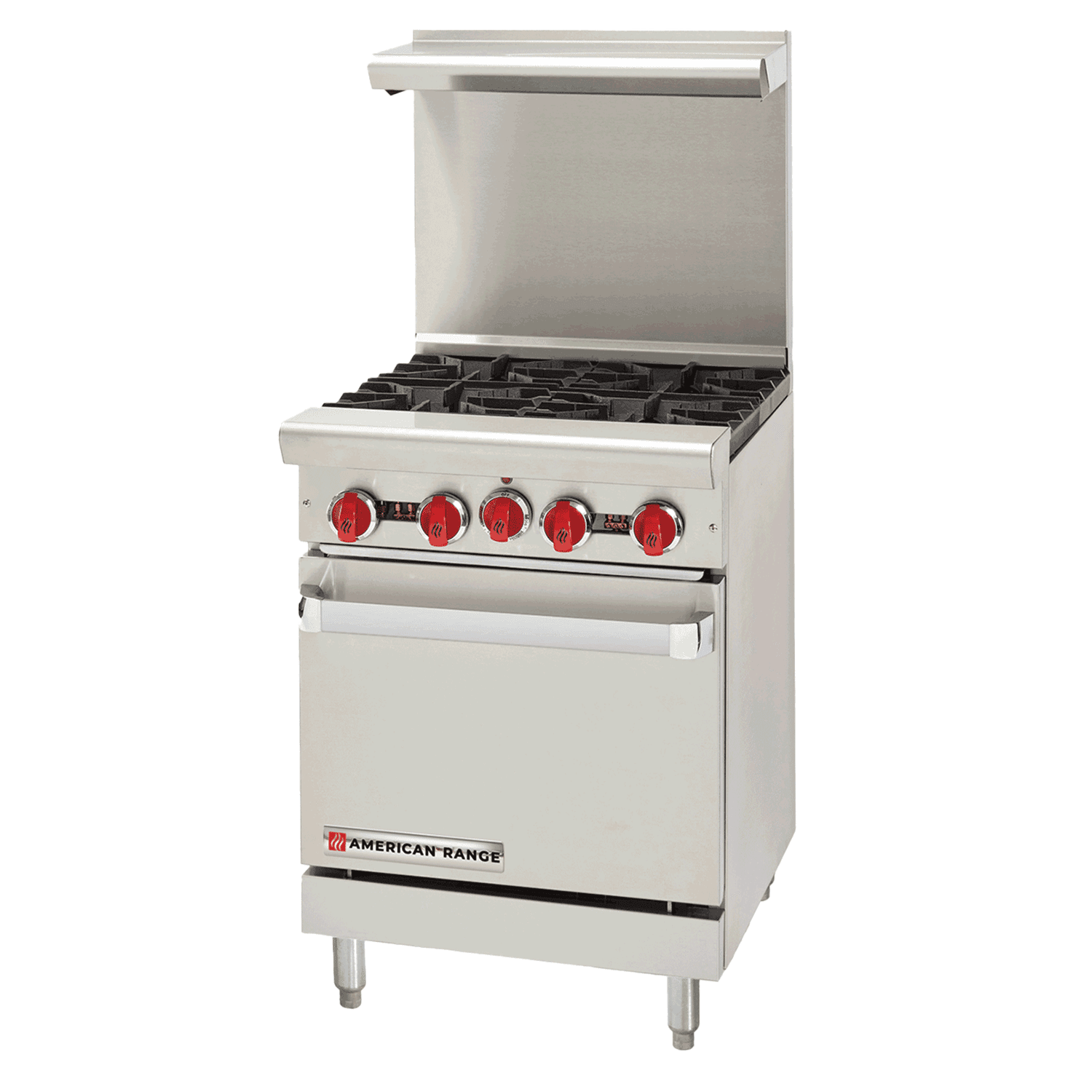 American Range AR-12G-2B-LP 24″ Propane Gas Range With 12″ Griddle