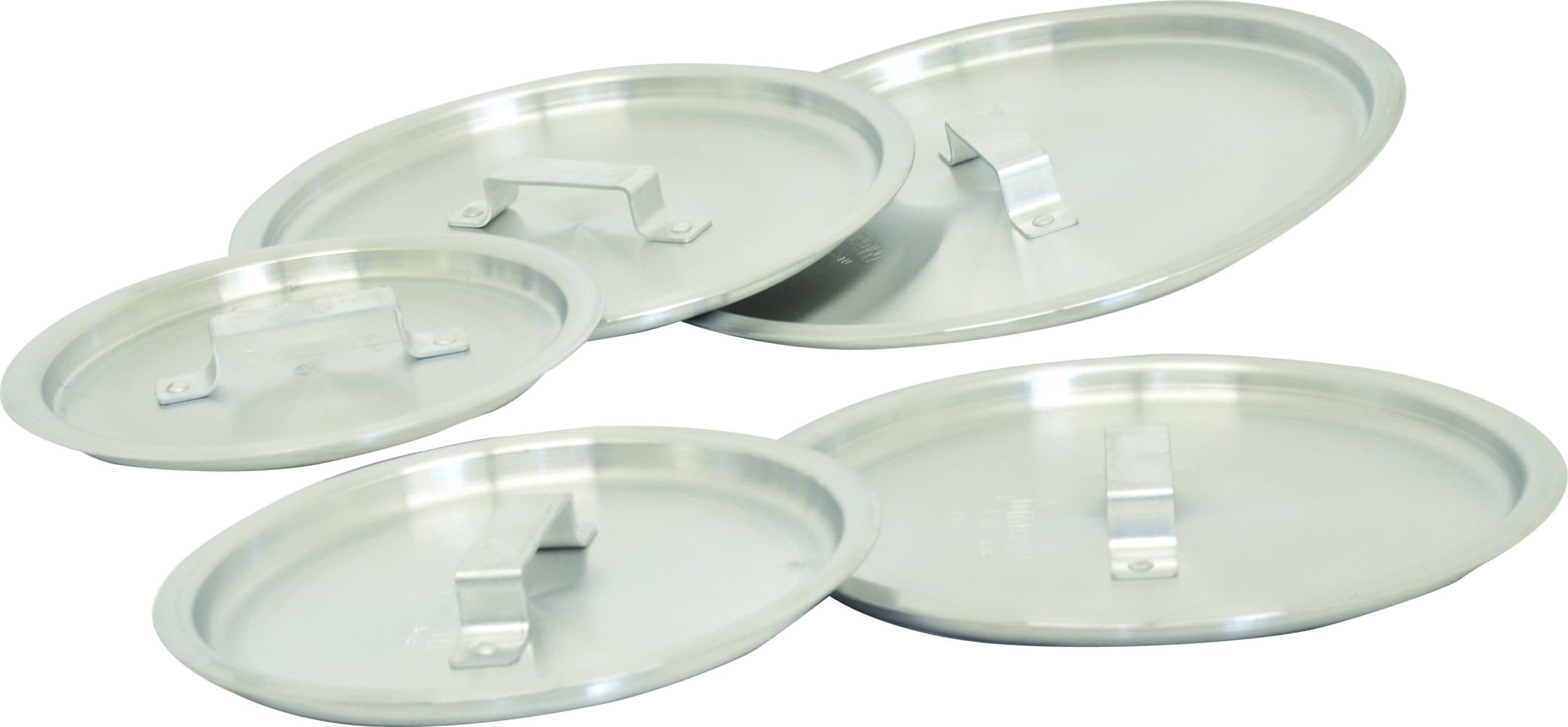 Omcan - Aluminum Cover For 100 QT Stock Pot (80483) & 28 QT Brazier Pan (80484), Pack of 5 - 80482 - DISCONTINUED