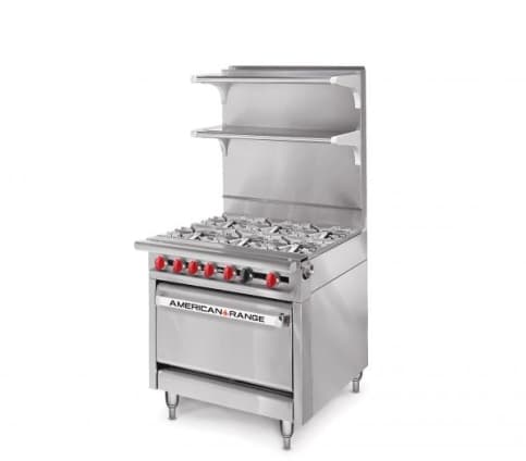 American Range – MEDALLION HEAVY DUTY SERIES OPEN BURNERS – HD34