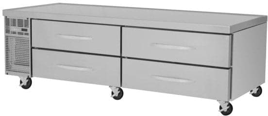 Turbo Air - Pro Series 84" Stainless Steel Four Drawer Chef Base Refrigerator - PRCBE-84R-N (ETA 5-6 Weeks)