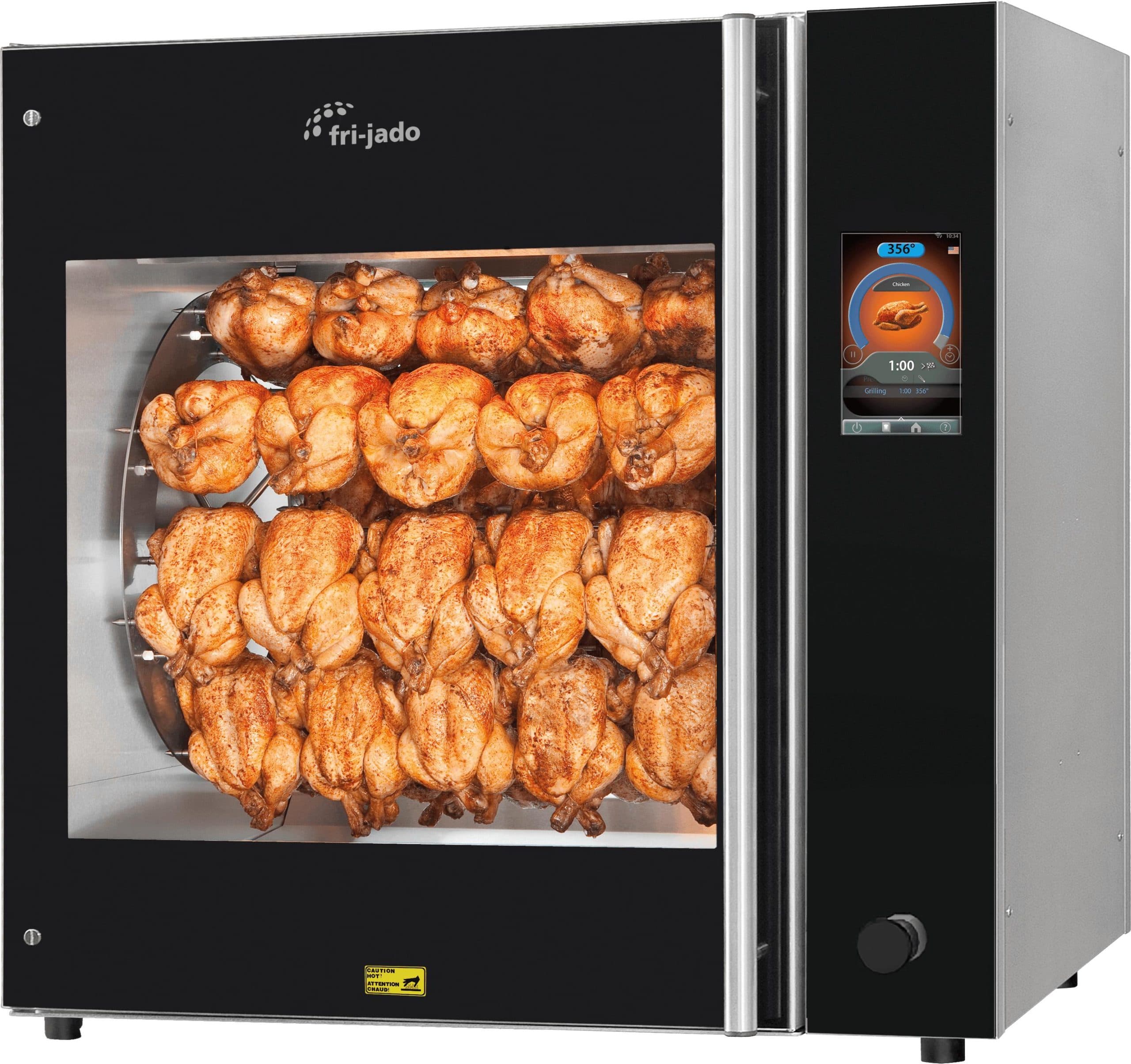 Fri-Jado - TDR 5 S 33" Stainless Steel Pass-Thru Countertop Turbo Deli Rotisserie Oven - 9299440