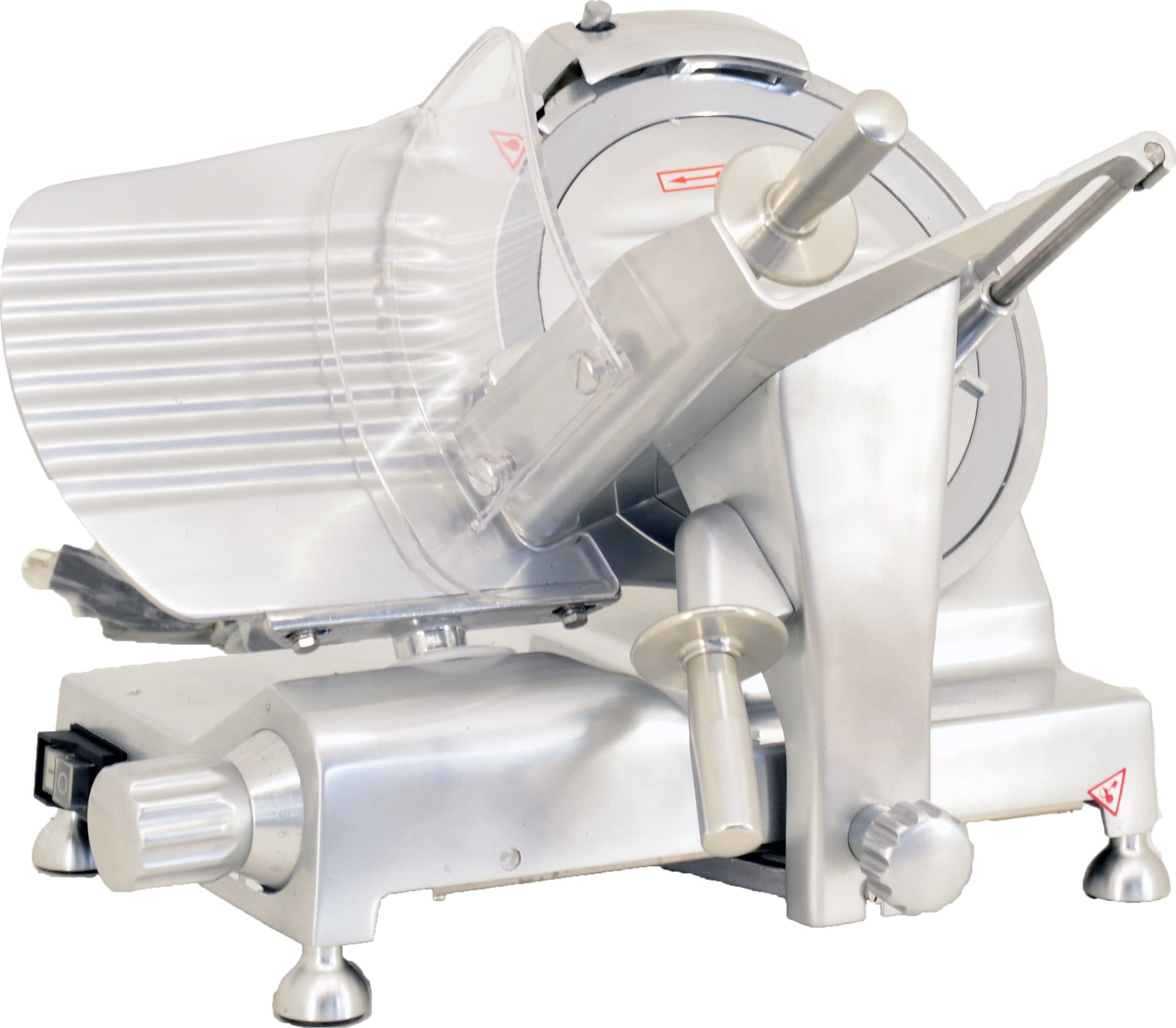 Omcan 10″ Belt-Driven Meat Slicer – 0.2 HP, 110 V