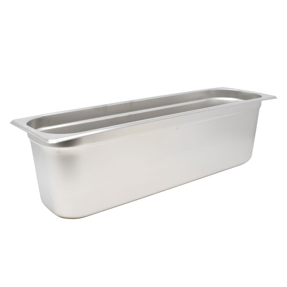 GN 1/2 Half-Size Long Anti-Jam Stainless Steel Steam Table Pan – 6″ Deep