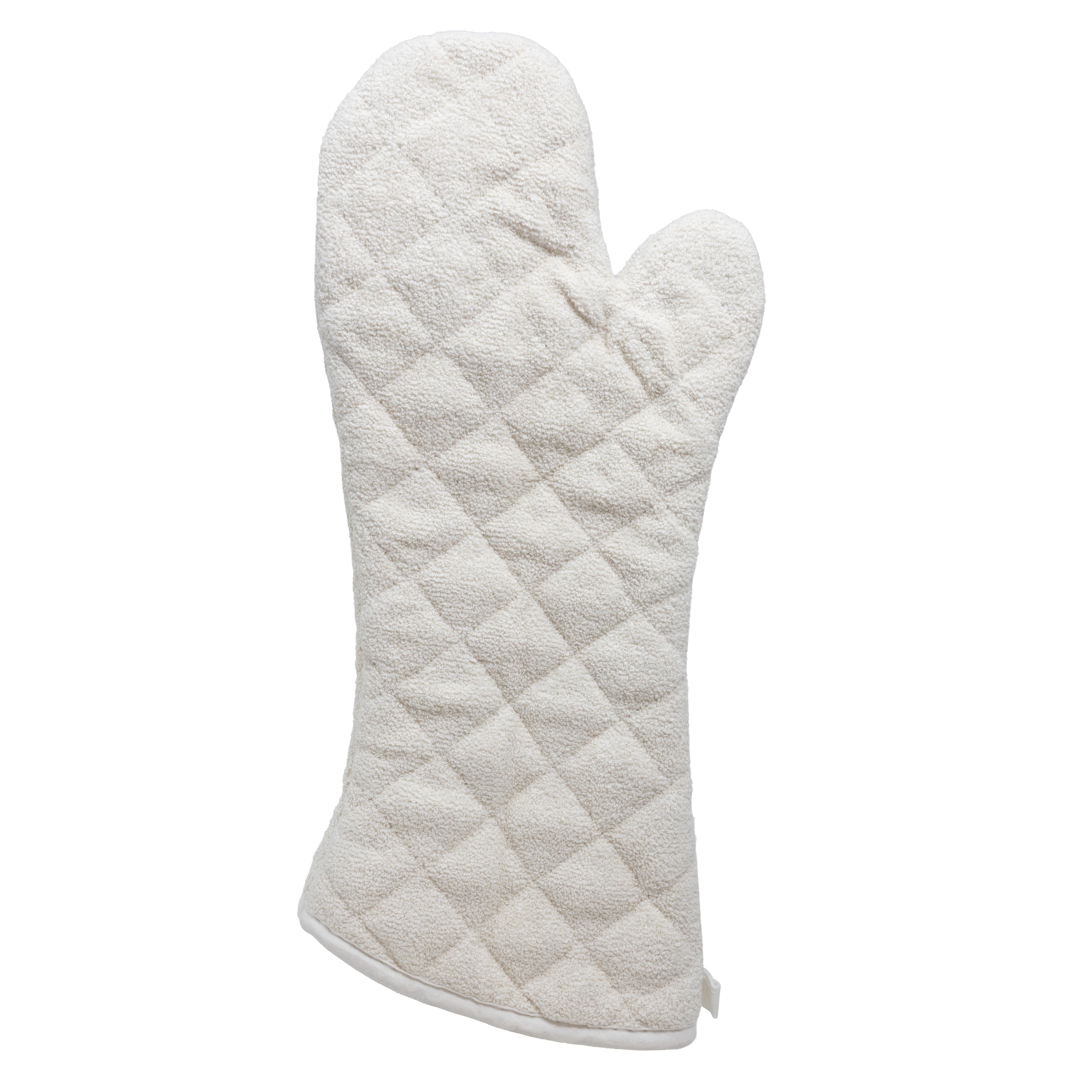 17" Terry-Cloth with Silicon Lining Oven Mitt