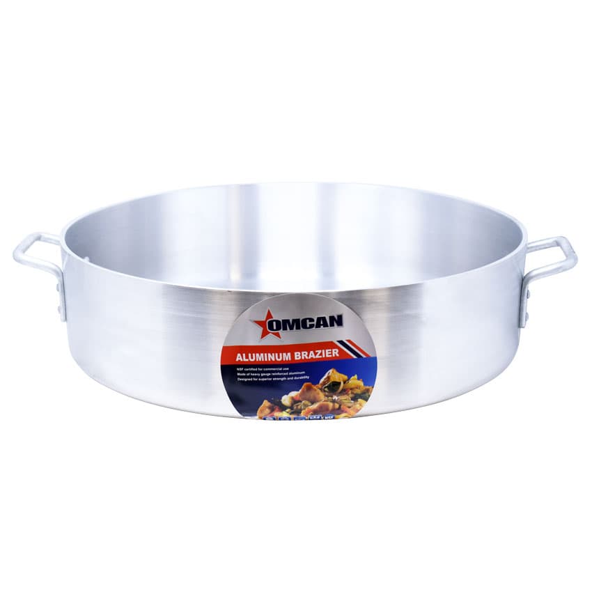 30 qt Aluminum Brazier Pan