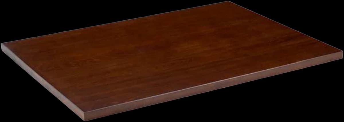 ATS Solid Beech Wood Table Top, 30" x 48", Dark Walnut