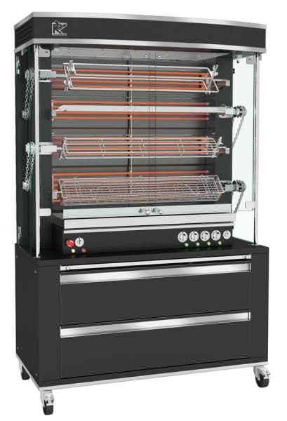 Rotisol – Olympia Electric Spit Rotisserie – 1375.4OLE