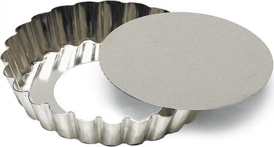 Gobel – 4.7x0.8" Tin Quiche LB Fluted Round Mold – 193480