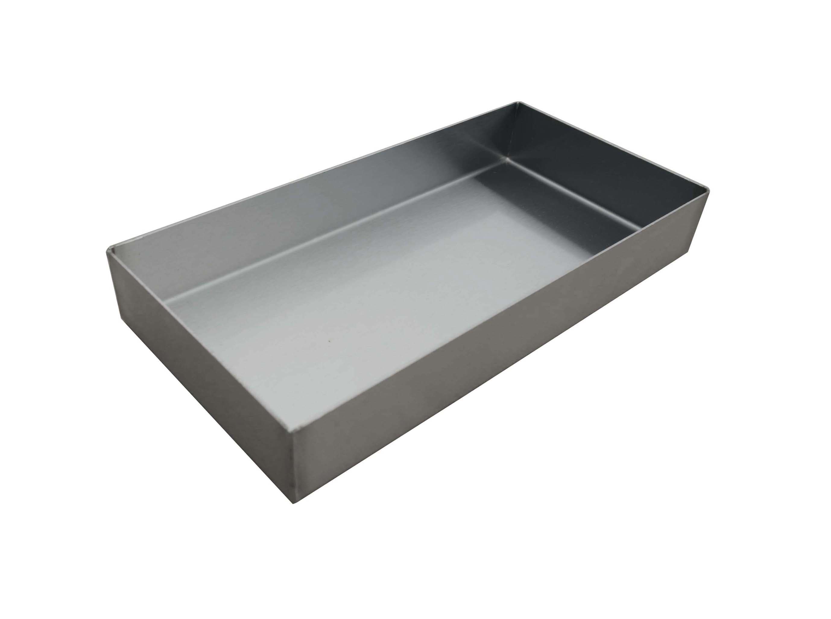 15″ x 6″ x 2″ Stainless Steel Rectangular Deep Dish Tapered Pan