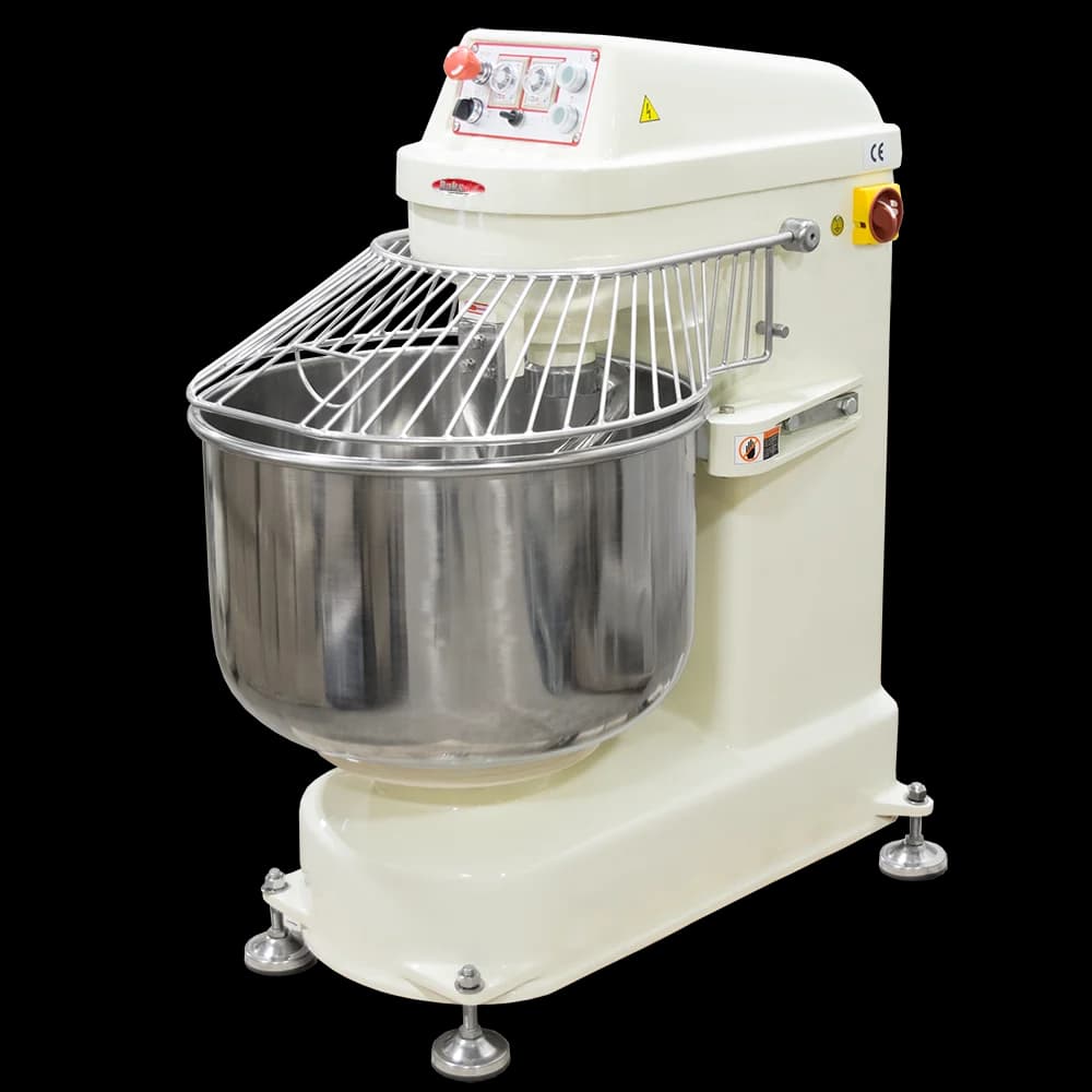 BakeMax BMSM040 Heavy Duty Floor Model 2 Speed 40KG Dough Spiral Mixer