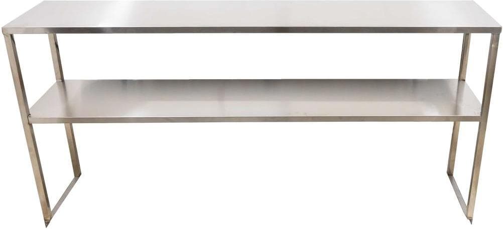 47″ Stainless Steel Double Deck Overshelf for Prep Table #50046