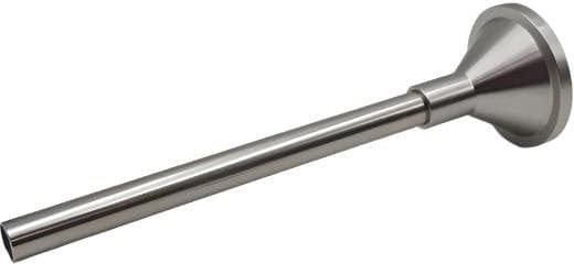 Stainless Steel Spout for Hydraulic Stuffer, Short, 15mm/12mm (Int)