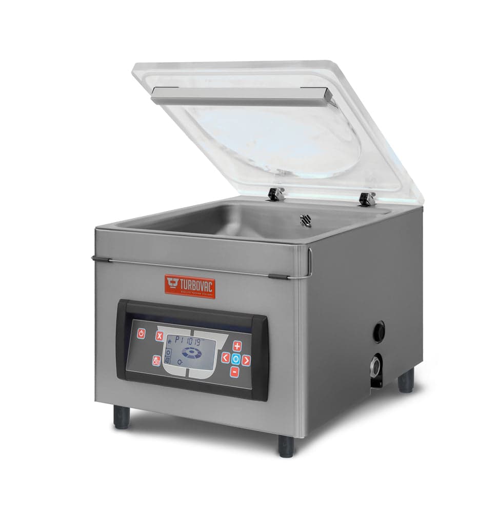 Turbovac TS40 Heavy-Duty Tabletop Vacuum Packaging Machine with 16.5" Seal Length and 25 m3 Vacuum Pump with Gas Flush