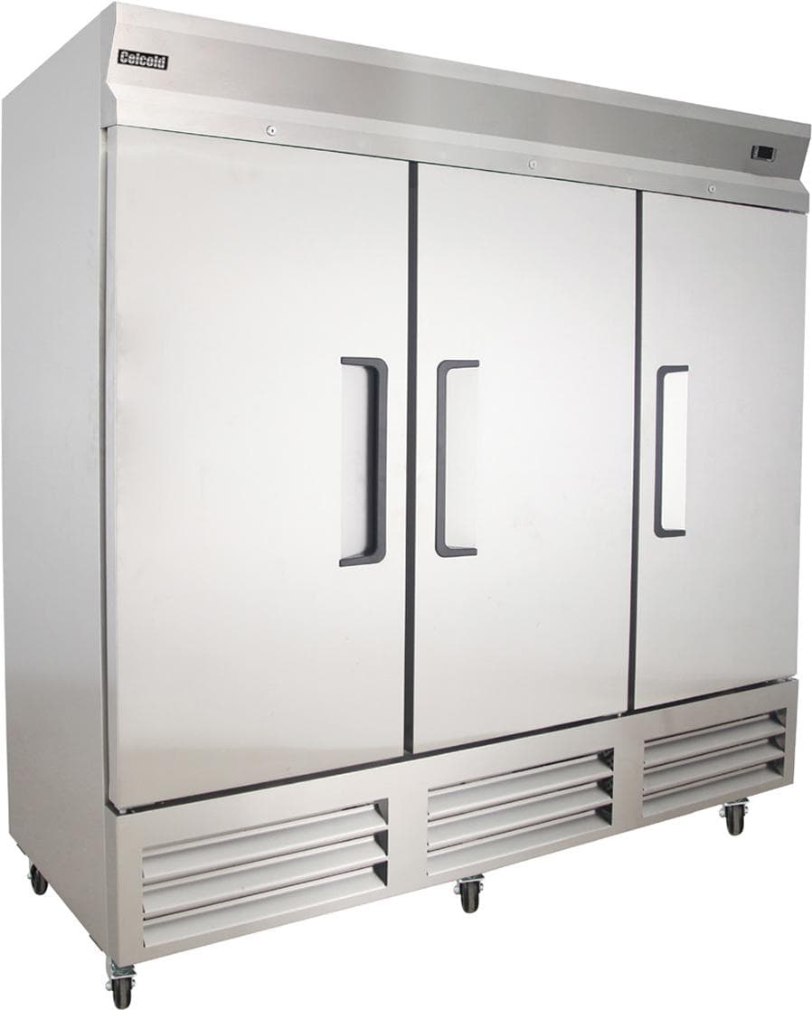 Celcold - 81" Commercial Solid Door Reach-In Freezer - CF81SD