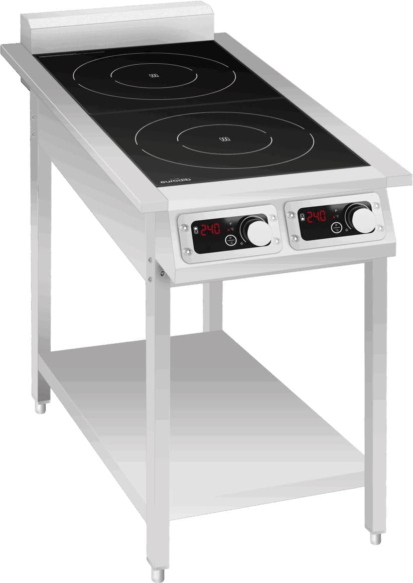 Eurodib – Freestanding 2 Burner Commercial Induction Cooktop – FCI235OS1PH