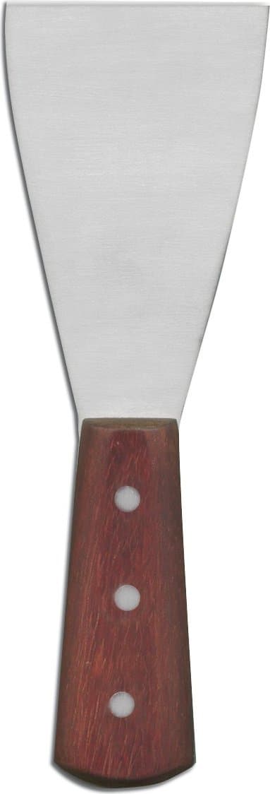 4.75″ x 3″ Stainless Steel Pan Scraper with Wooden Handle