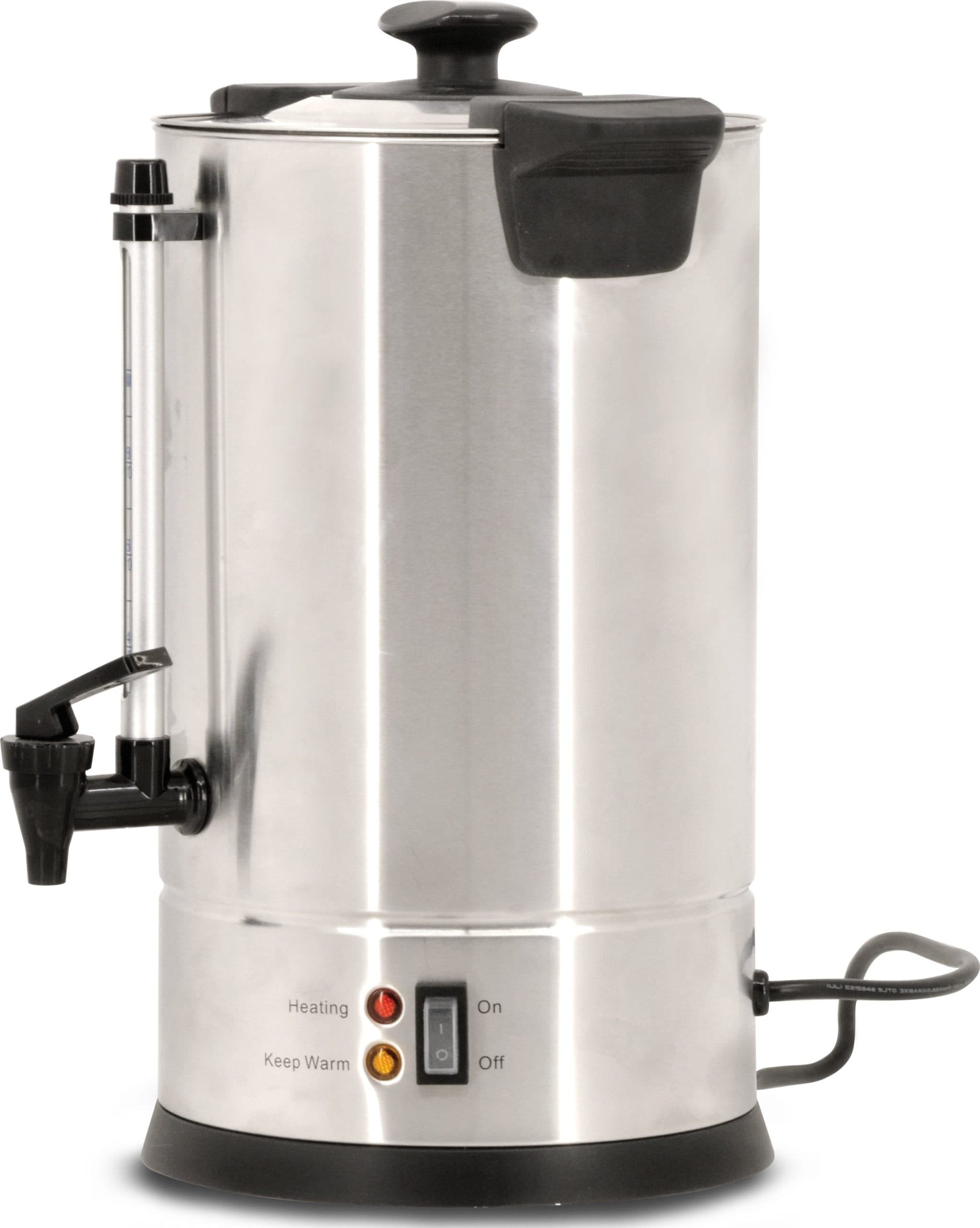 6.3L / 1.66 Gallon Stainless Steel Coffee Percolator – 43 cups per hour