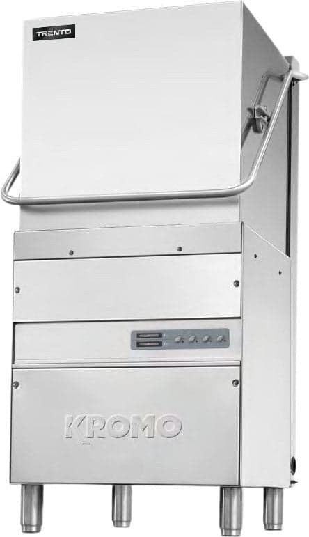 Kromo Hood-110-USA Upright High-Temperature Dishwasher | Trento – 220-240V, 1 Ph, 10.92 kW