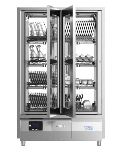 DIHR Twin Star Double Face Rack Conveyor Dishwasher