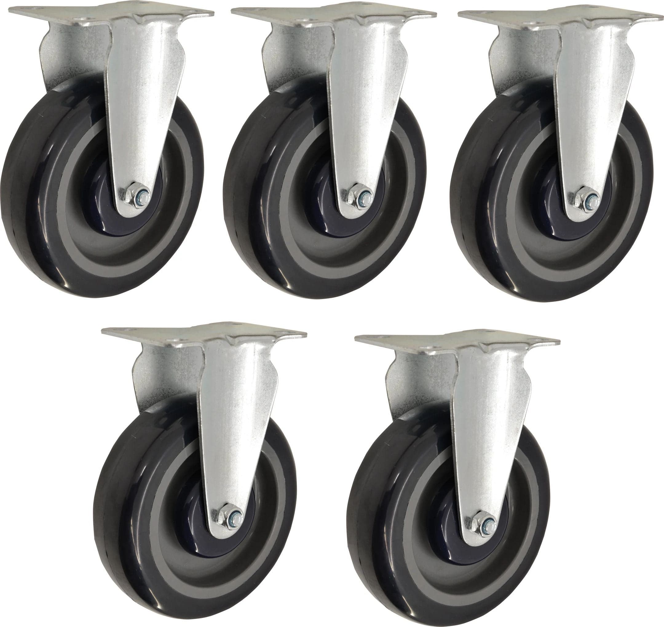 Fixed Wheels for 13118, 23731, and 31277 Solid Top Stock Carts