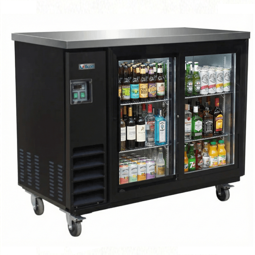 Ikon IBB49-2G-24SD 49″ Sliding Glass 2-Door Back Bar Cooler