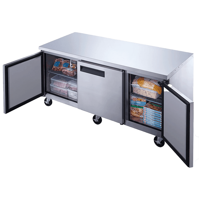 New Air NUF-072-SS 72" Stainless Steel Undercounter Freezer