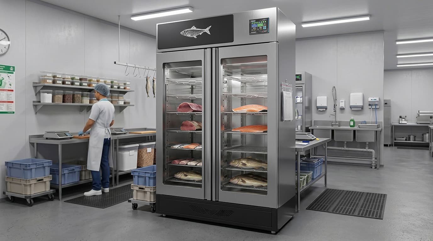 Pesciugatore® Fish Curing Cabinet with 440 LB/200 KG Capacity