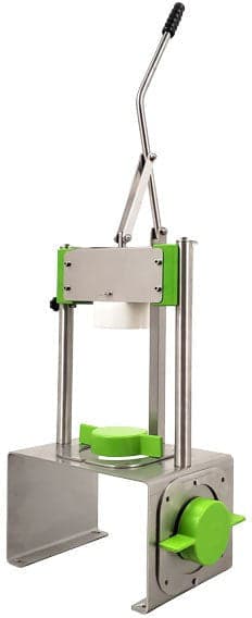 Tabletop Pineapple Corer and Peeler Machine with Stainless Steel 89mm and 95mm Blades