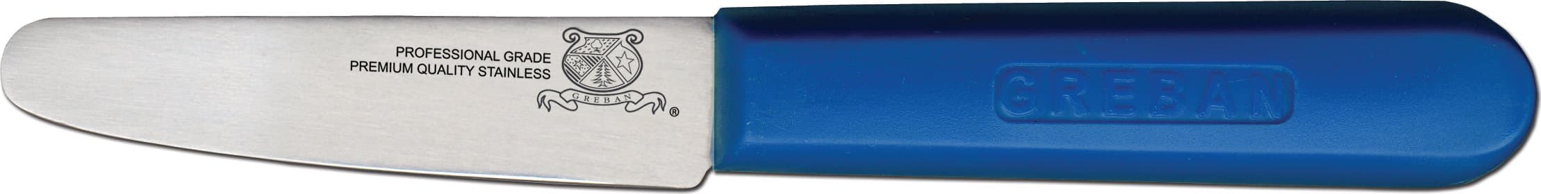 3 1/2" Clam Knife with Blue Handle
