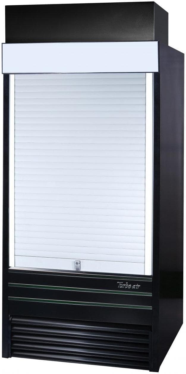 Turbo Air - 44.6" Black Locking Security Cover for TOM-48EB-N & TOM-48-ES-N Black Trim Hard Plastic - SCM-48-EB (ETA 5-6 Weeks)