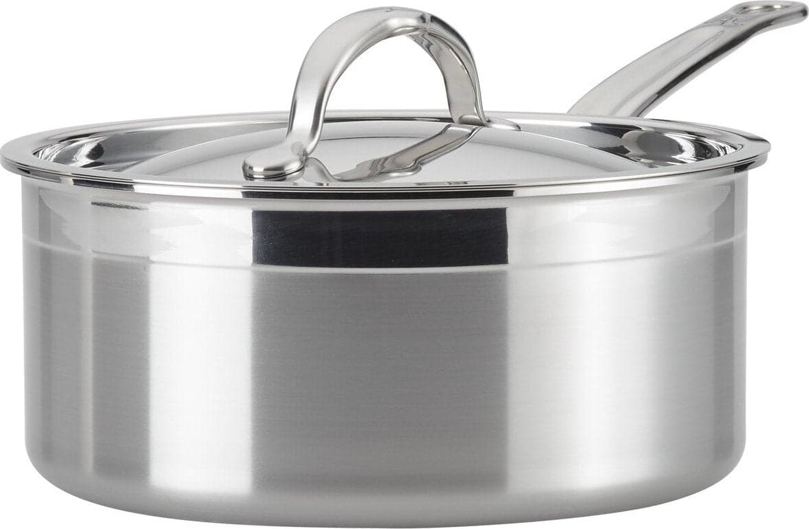 Hestan – 3 QT ProBond Stainless Steel Covered Saucepan – 31565