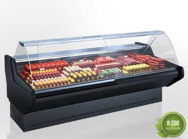 Hit-Line Minnesota AG 120 A Plug-In Serve-Over Refrigerated Counter