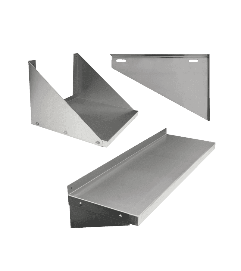 Thorinox TSBS-12-SS Wall Shelf Side Bracket