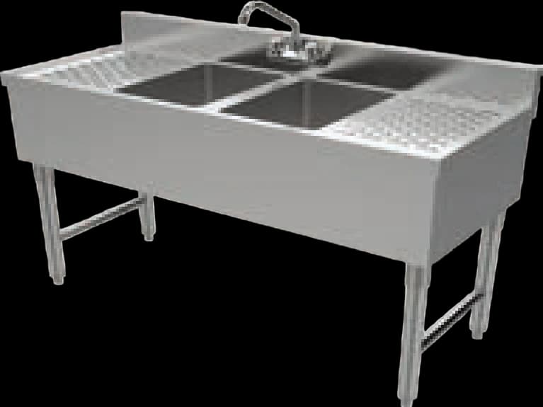 ATS MET Bar Sink, 46" W x 18-1/2" D