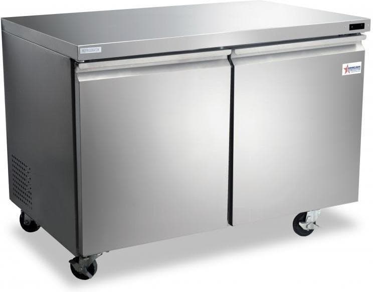 Omcan Two (2) Door Undercounter Freezer, . ( ), Stainless Steel