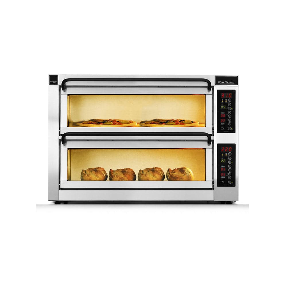 PizzaMaster 2 Stone Hearth 45″ Two Chamber Electric Countertop Pizza Oven – PM452ED-DW