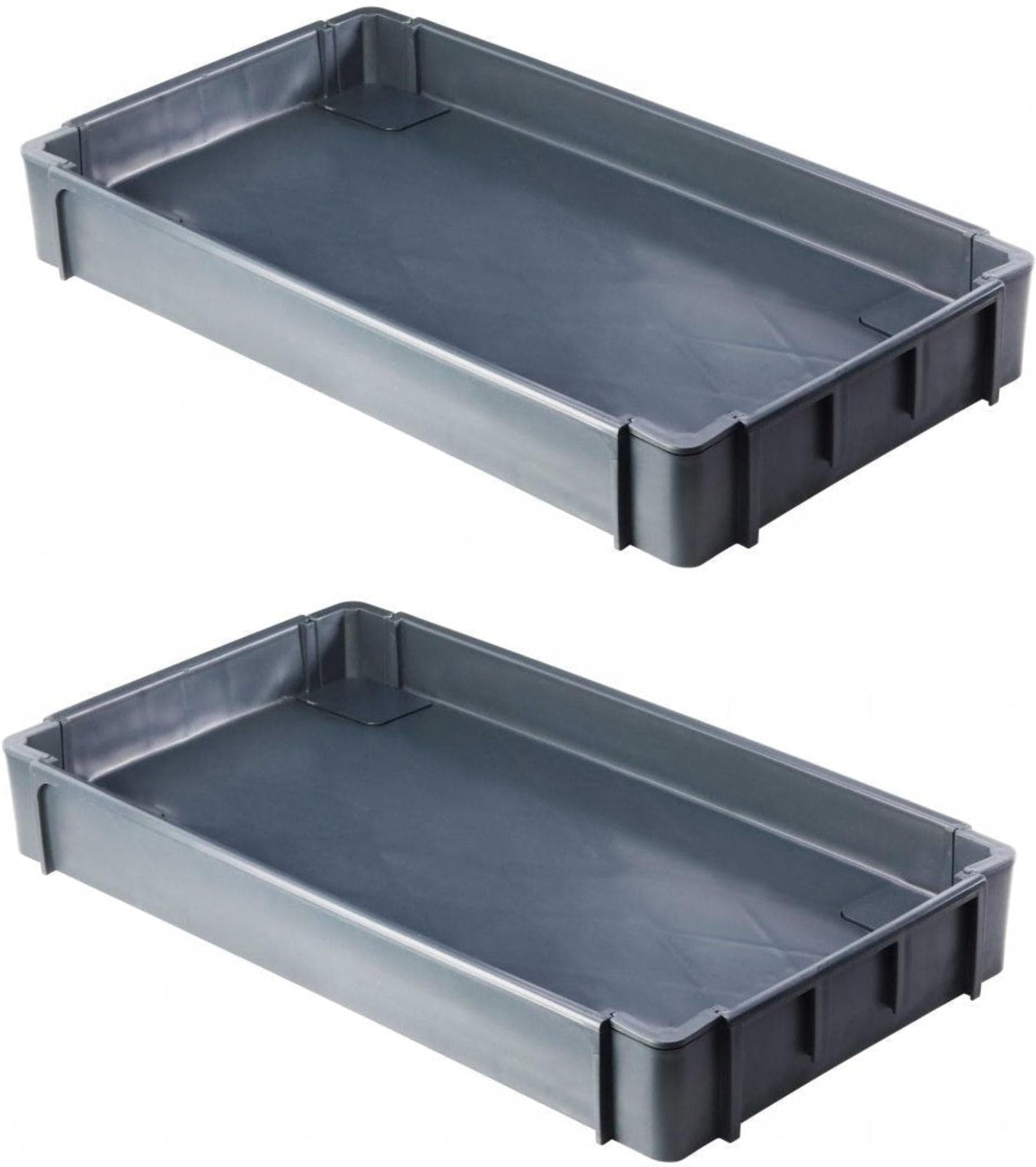 Middle shelf for 47152 – Heavy-Duty Dark Gray Utility Cart