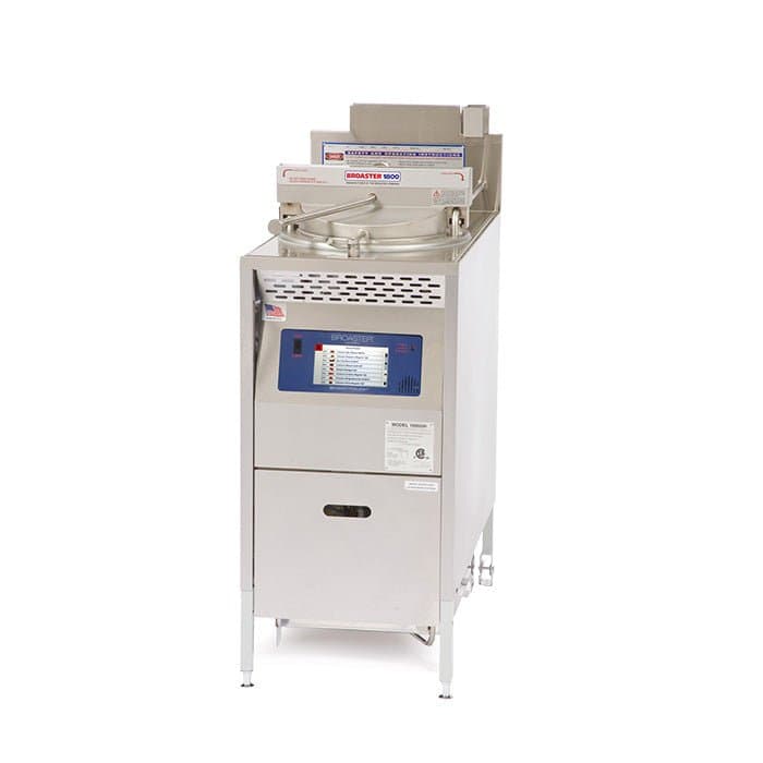 Broaster 1800GH 42 Lb. Natural Gas Pressure Fryer – 65,000 BTU