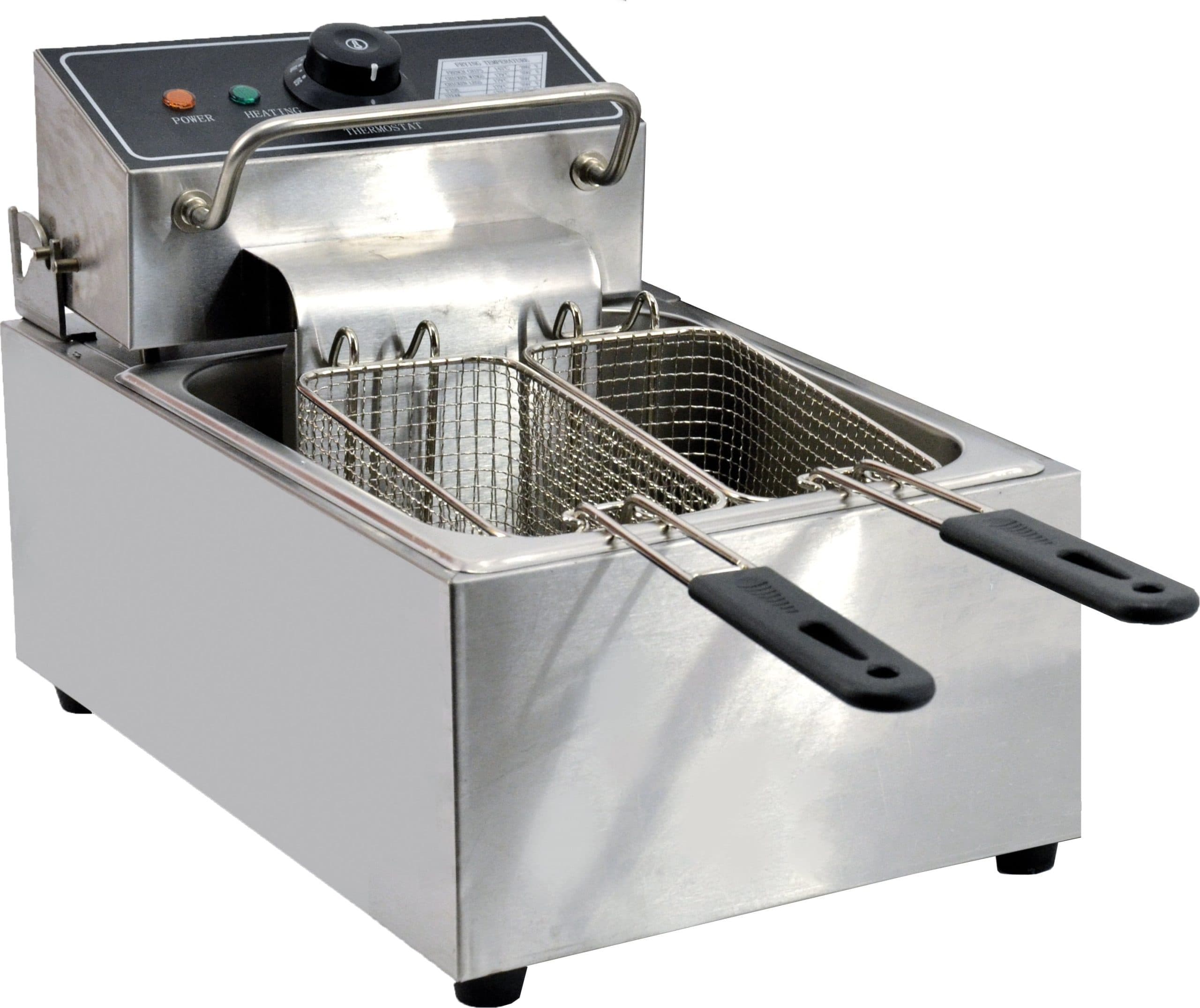 15 lb Single Countertop Electric Fryer – 220V, 1Ph, 2500W