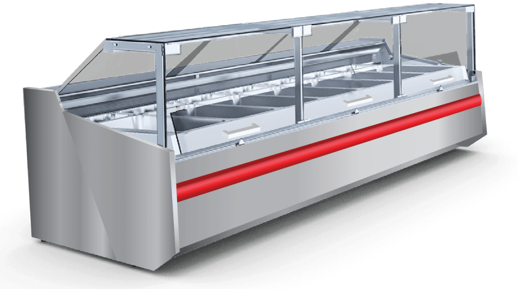 Igloo B3HTSSD10 126⅜″ Deluxe Hot Food Display Case, Straight Lift-Up Glass