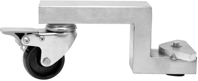 Talsa Optional Stainless Steel Swivel Caster with Brake for 95 lb. capacity Stainless Steel Sausage Stuffers | Trento