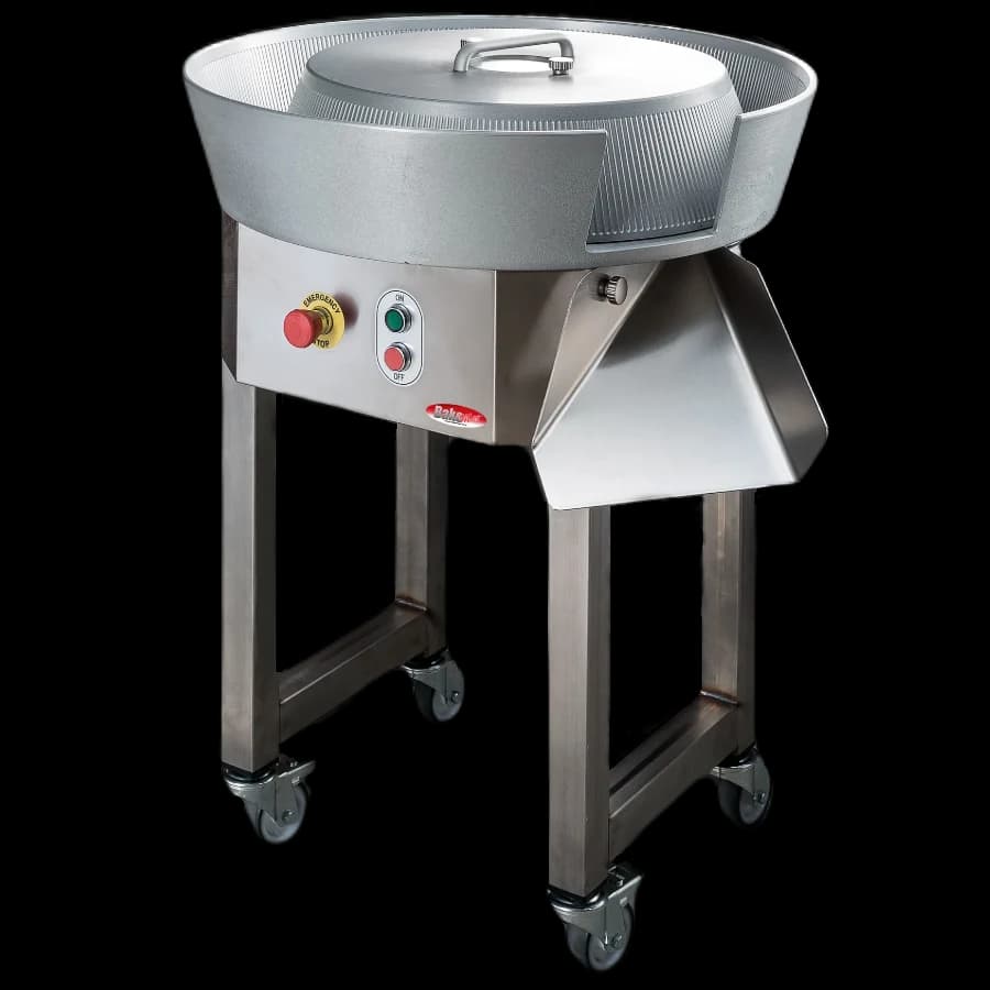 BakeMax BMDBR3L Floor Model Automatic Dough Ball Rounder with Legs