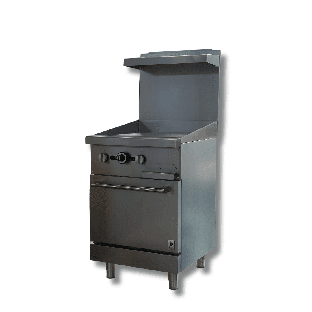 HOTZONE HZ-R24-24MG Gas Range 24" with 24" Griddle Top